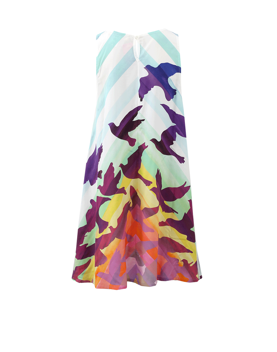 MARA HOFFMAN-Prismatic Swing Dress-WHITE