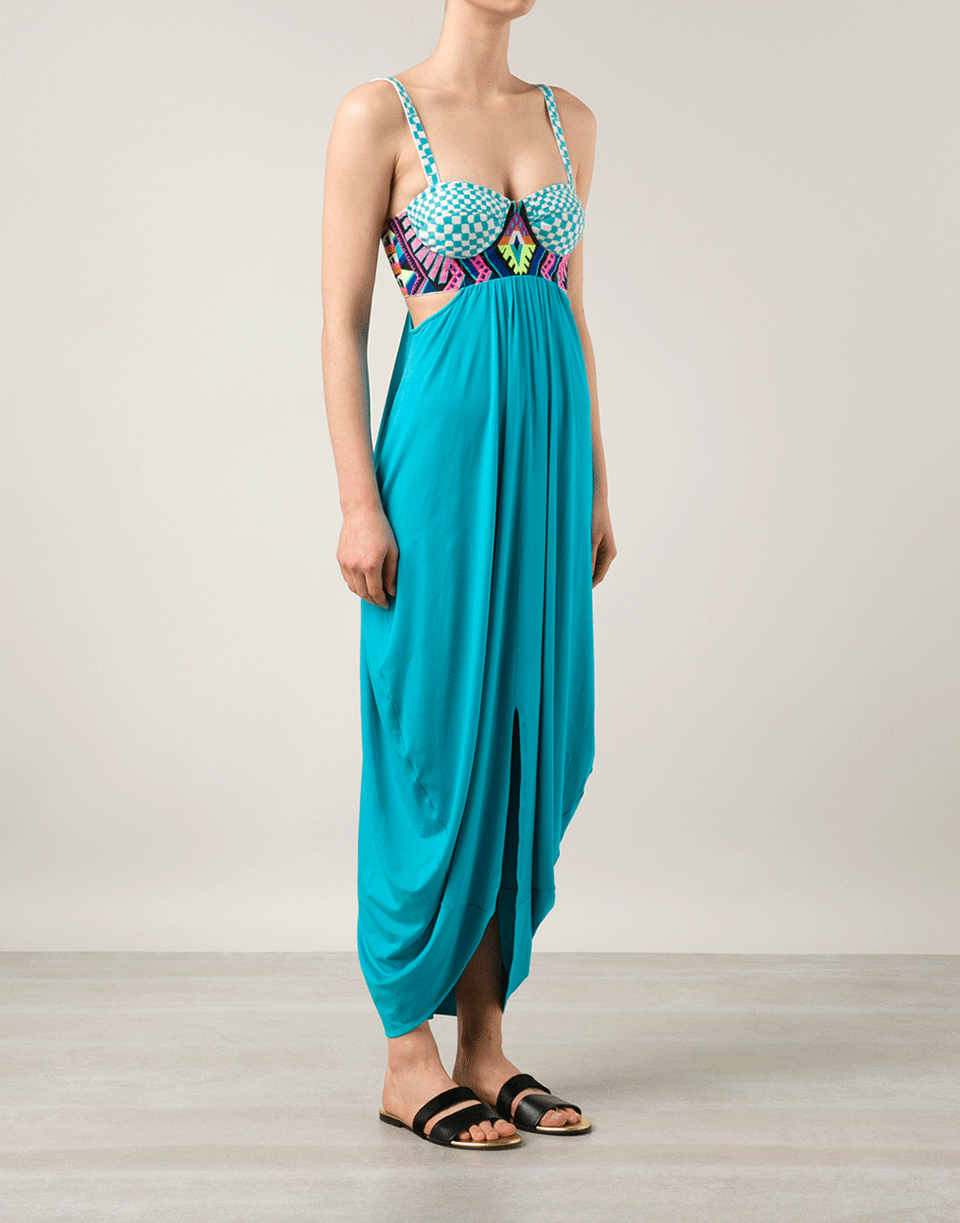 MARA HOFFMAN-Embroidered Maxi Dress-