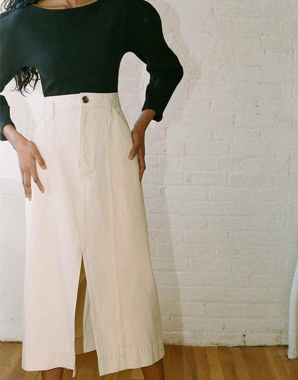 MARA HOFFMAN-Nakita Paneled Denim Skirt-