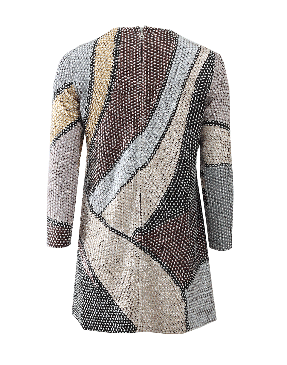 MARC JACOBS-Wave Sequin Tunic-COCOA