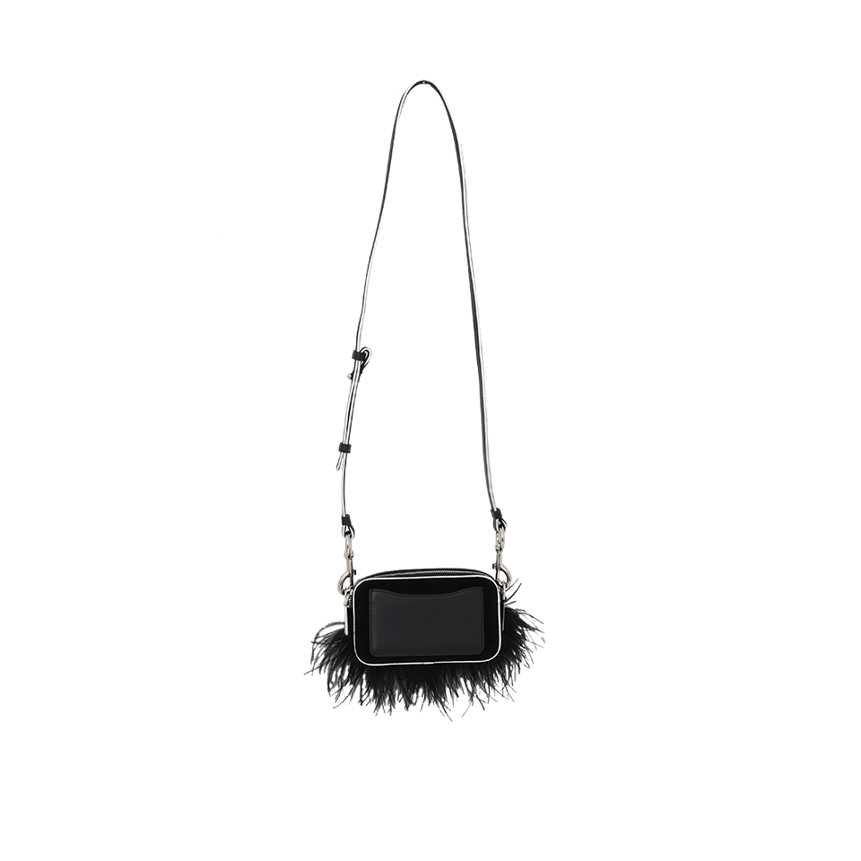 MARC JACOBS-Camera Feather Bag-BLACK