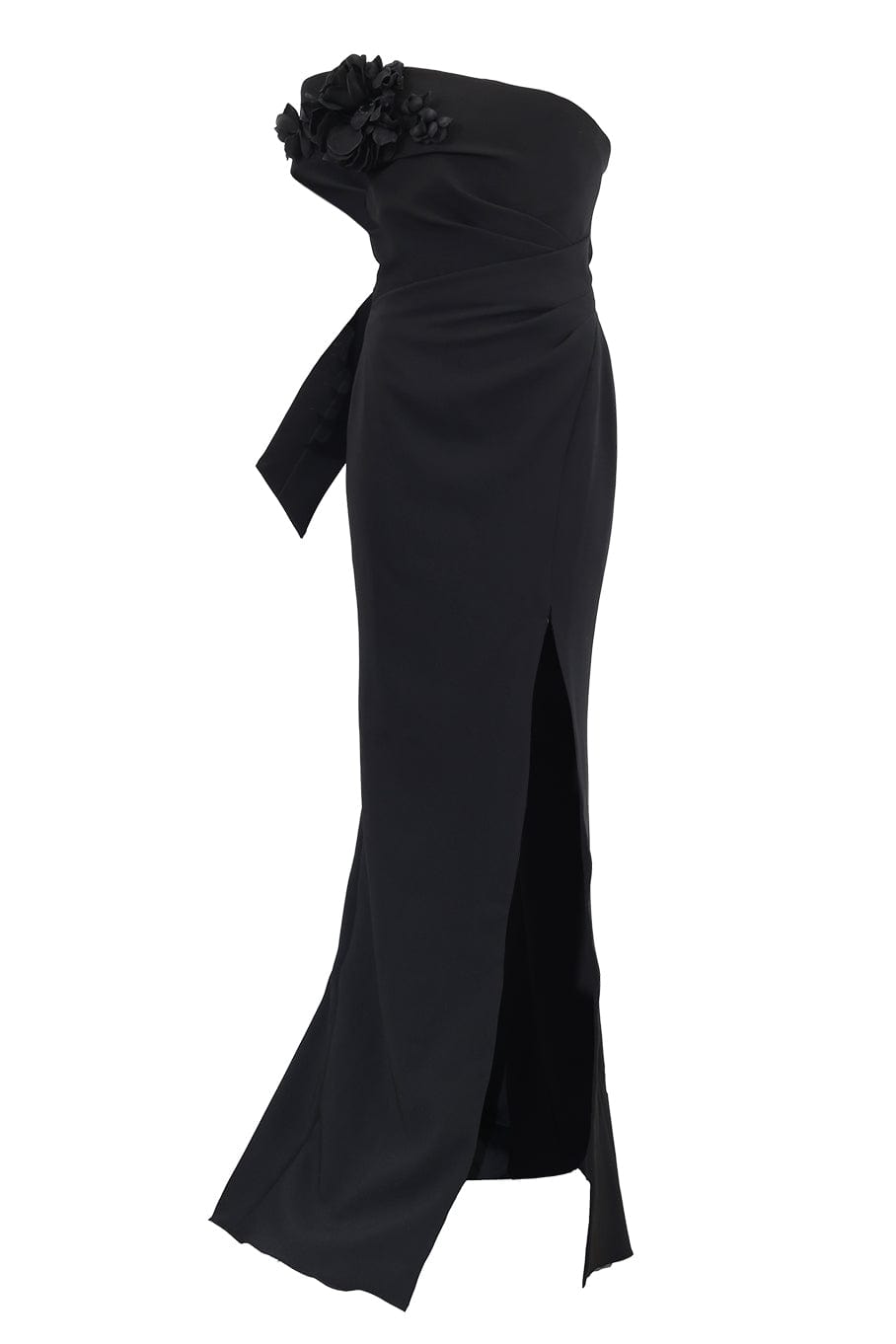 MARCHESA-One Shoulder Gown-