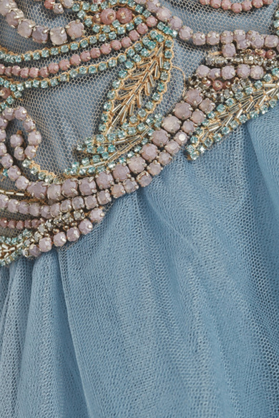 Drop Waist Embroidered Ball Gown | MARCHESA  Marissa Collections