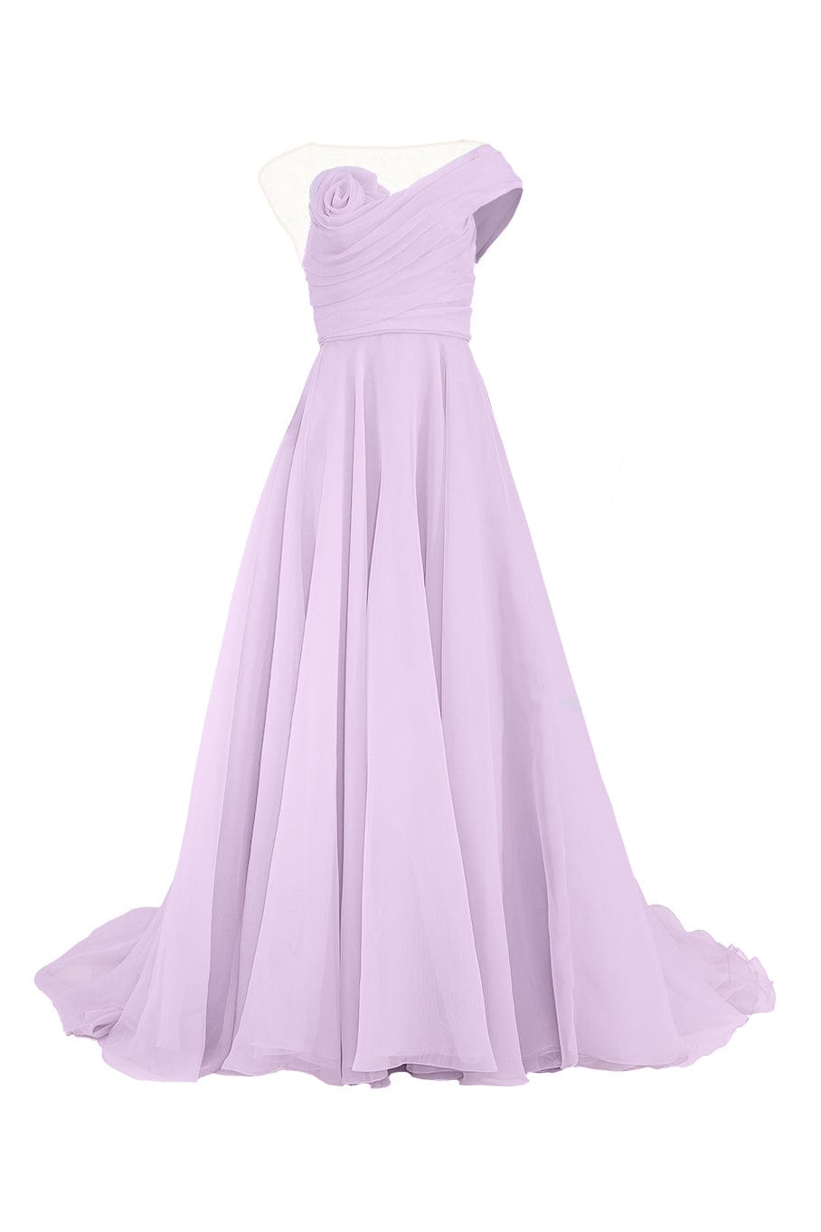 MARCHESA-Lilac Floral Gown-LILAC