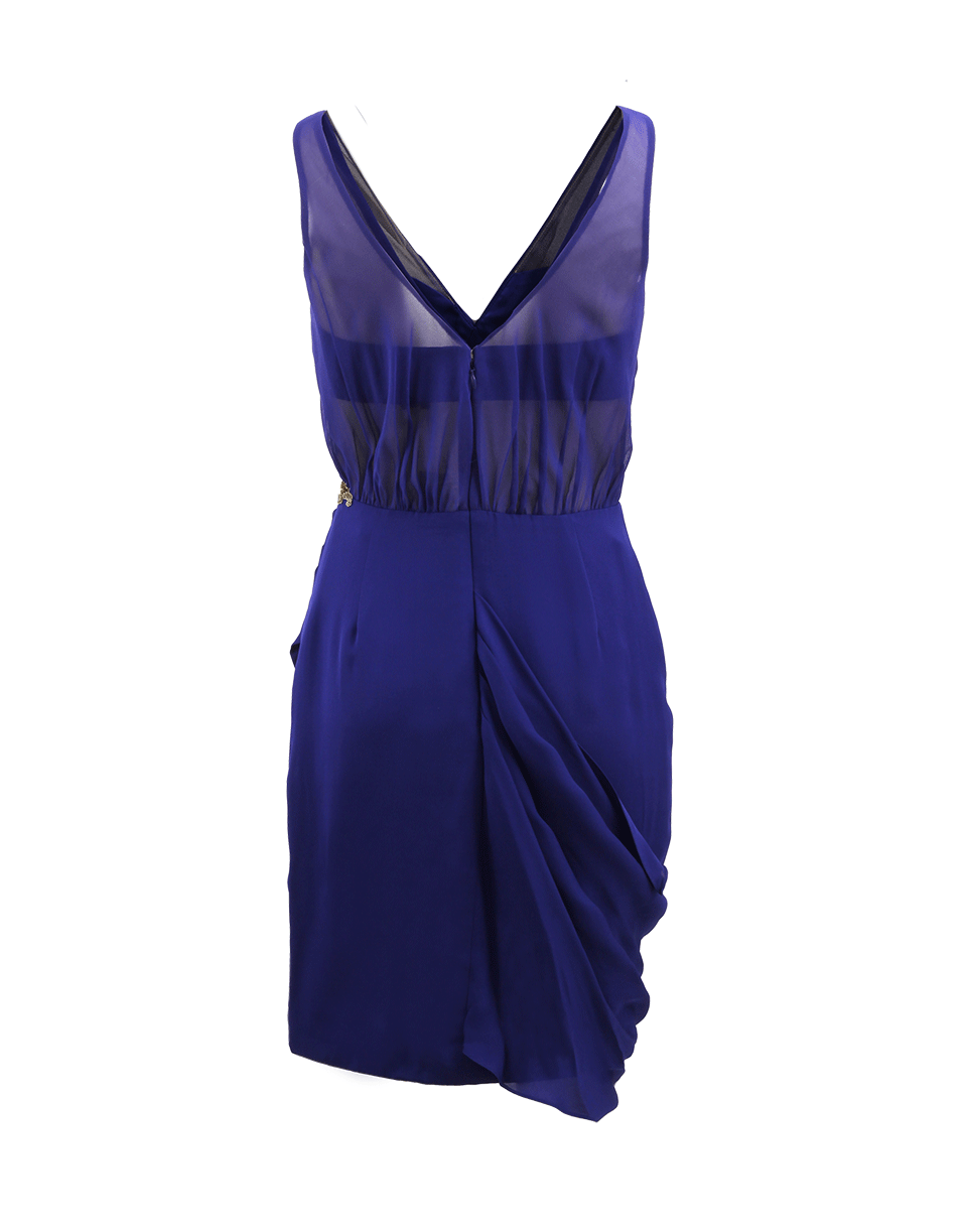 MARCHESA NOTTE-Cocktail Dress With Drape-