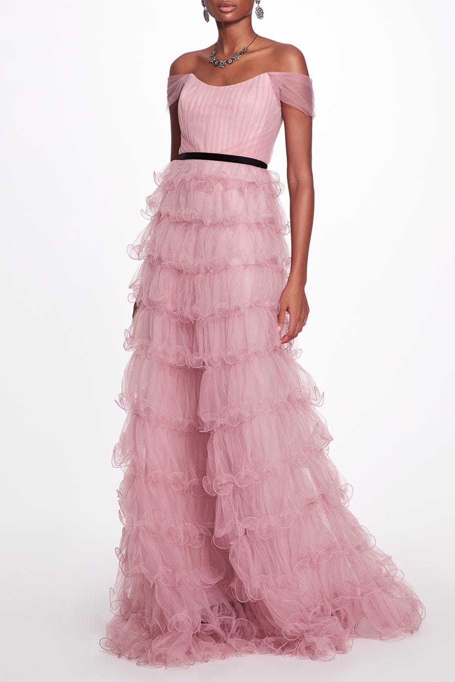 Off The Shoulder Gown | MARCHESA NOTTE Marissa Collections Off The Shoulder Gown | MARCHESA NOTTE Marissa Collections