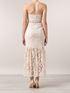MARCHESA NOTTE-Strapless Lace Embroidered Gown-