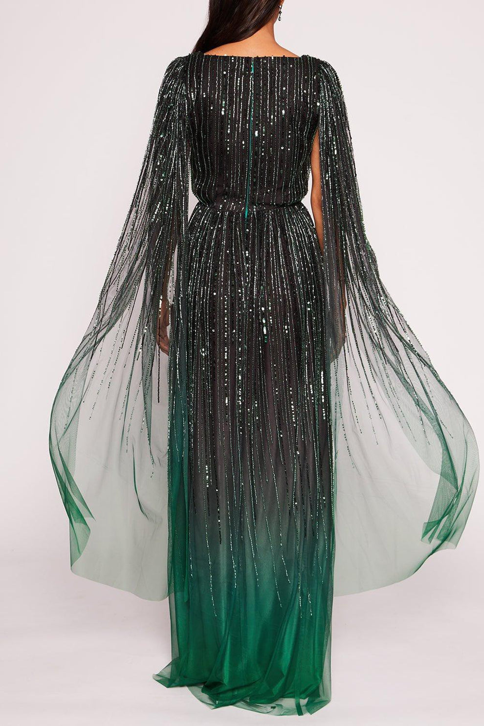 marchesa notte ombre glitter dress Marchesa Notte Ombre Glitter Off The Shoulder Tulle Gown Size 8
