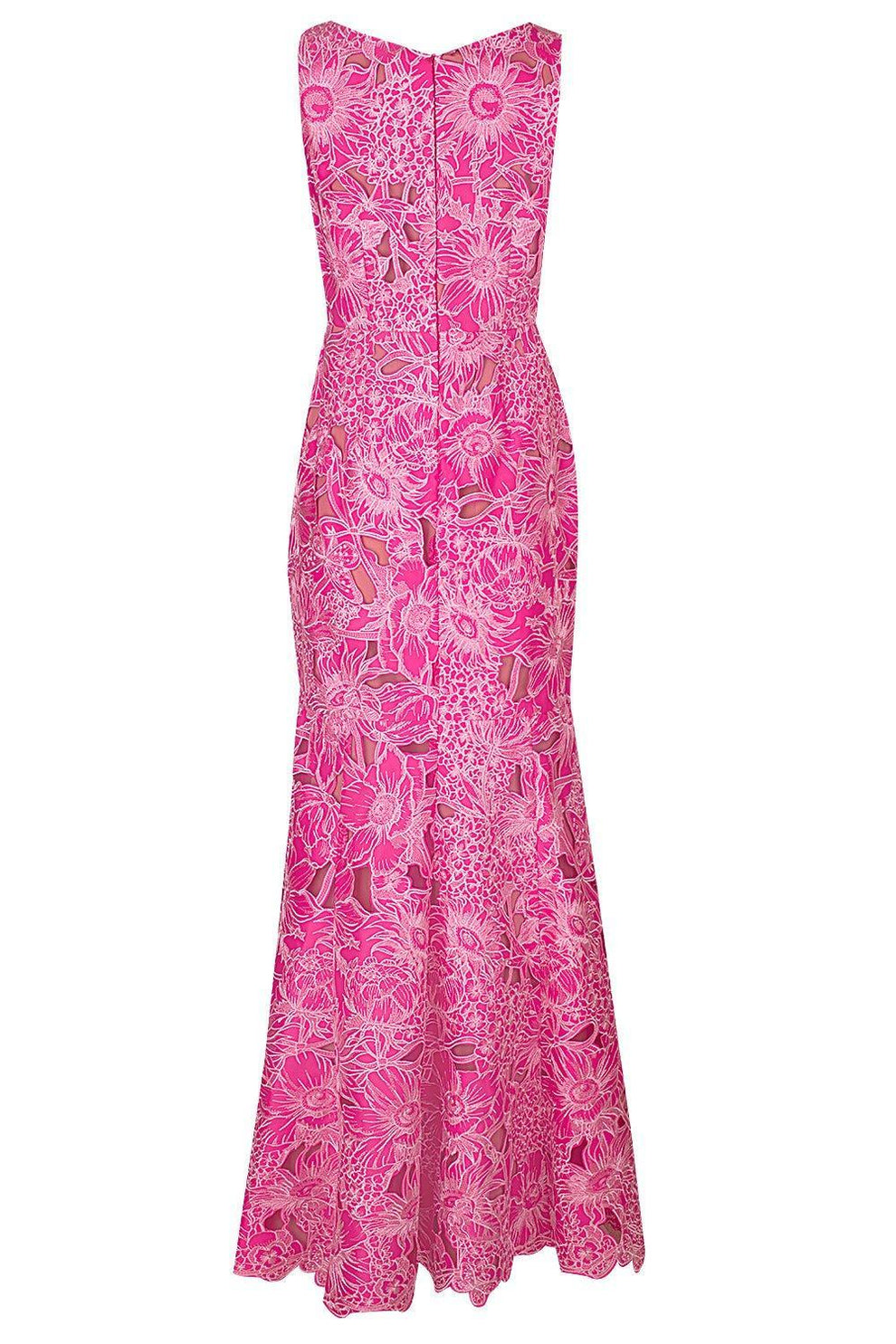 Vneck Flare Gown
