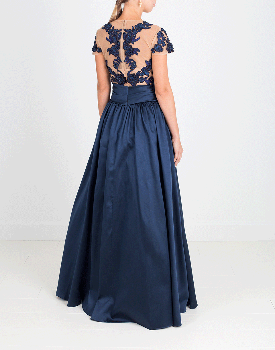 Mikado Beaded Ball Gown