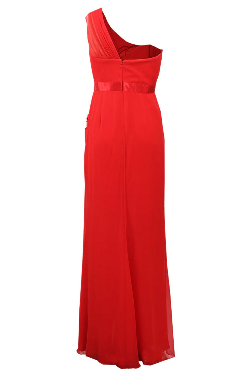 Draped One Shoulder Gown