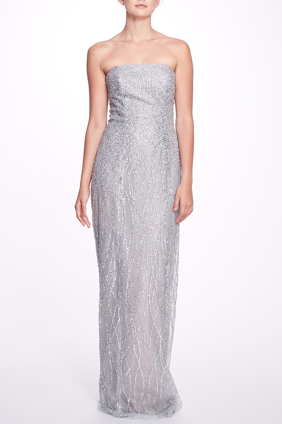 Sequin Column Gown