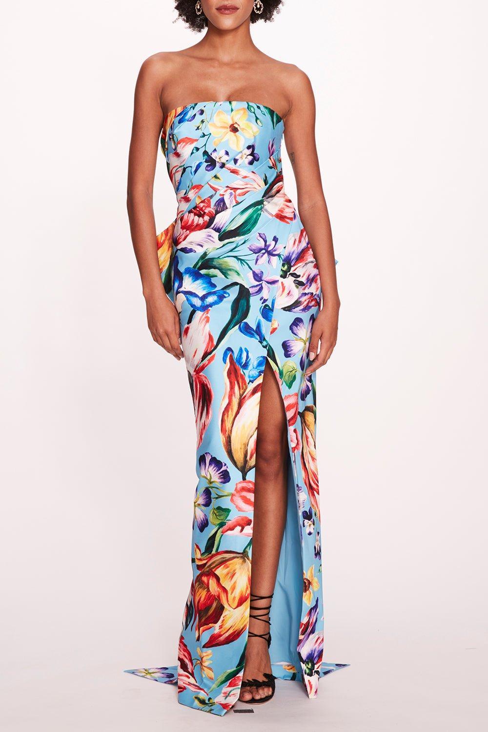 Strapless Bow Gown | MARCHESA NOTTE Marissa Collections Strapless Bow Gown | MARCHESA NOTTE Marissa Collections