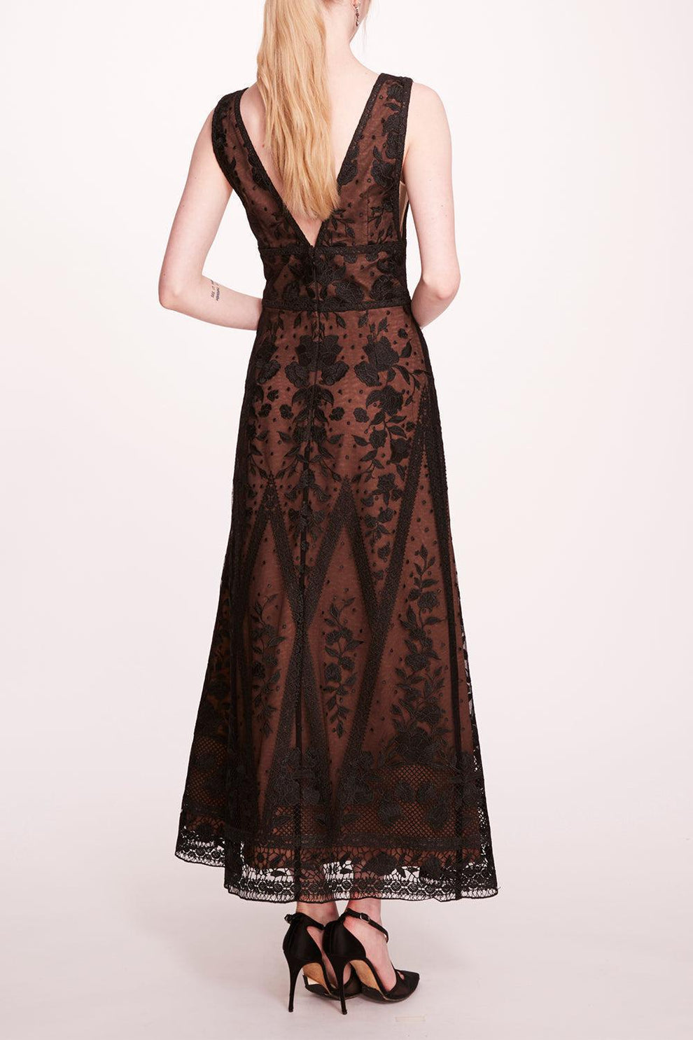 Spear Garden Midi Dress