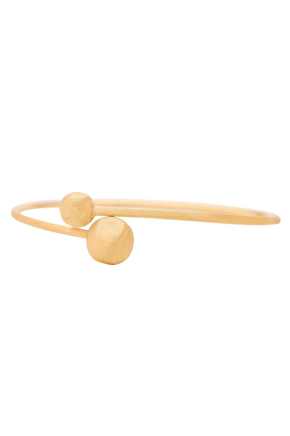 Africa Hugging Bangle Bracelet-YELLOW GOLD-2.25-JEWELRYFINE JEWELBRACELET O-MARCO BICEGO