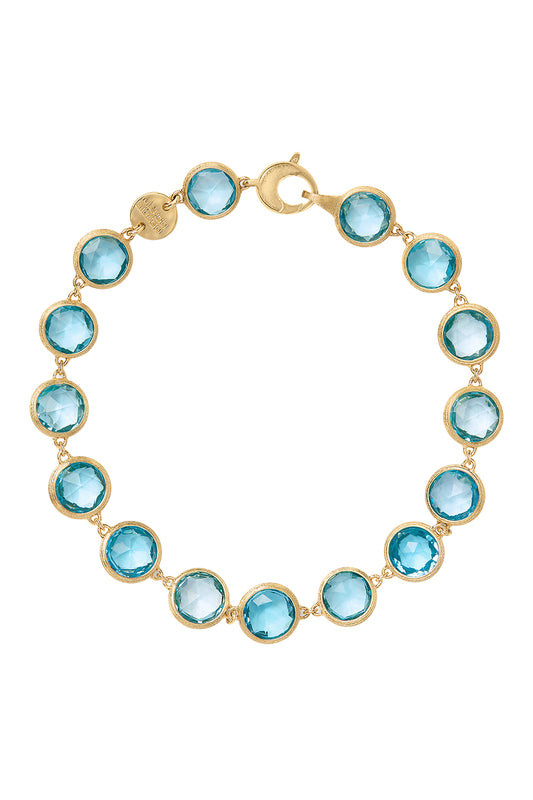 Blue Topaz Jaipur Link Bracelet