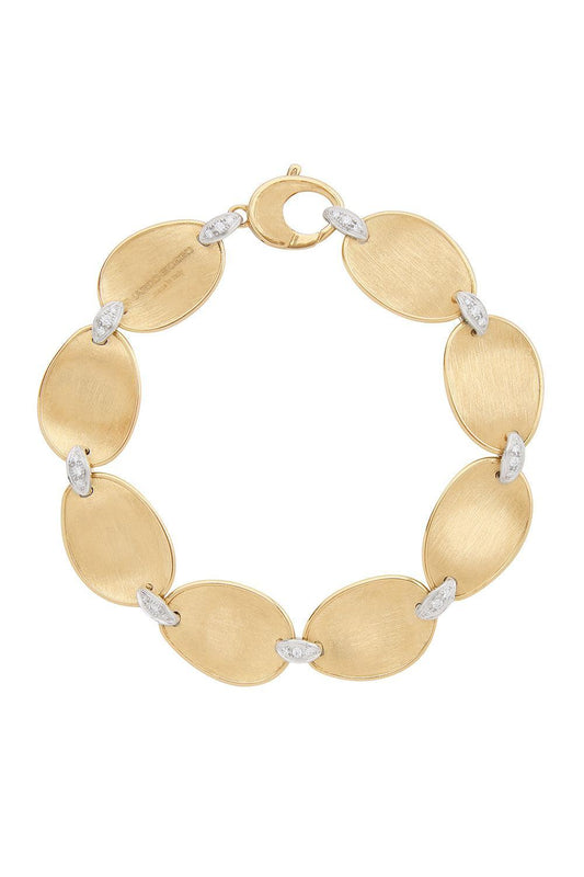 Diamond Lunaria Bracelet-YELLOW GOLD-JEWELRYFINE JEWELBRACELET O-MARCO BICEGO