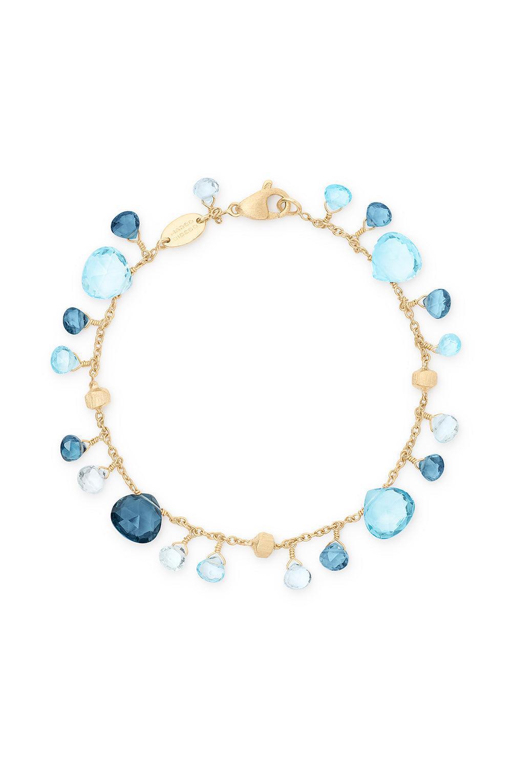 Mixed Topaz Single-Strand Paradise Bracelet-YELLOW GOLD-JEWELRYFINE JEWELBRACELET O-MARCO BICEGO