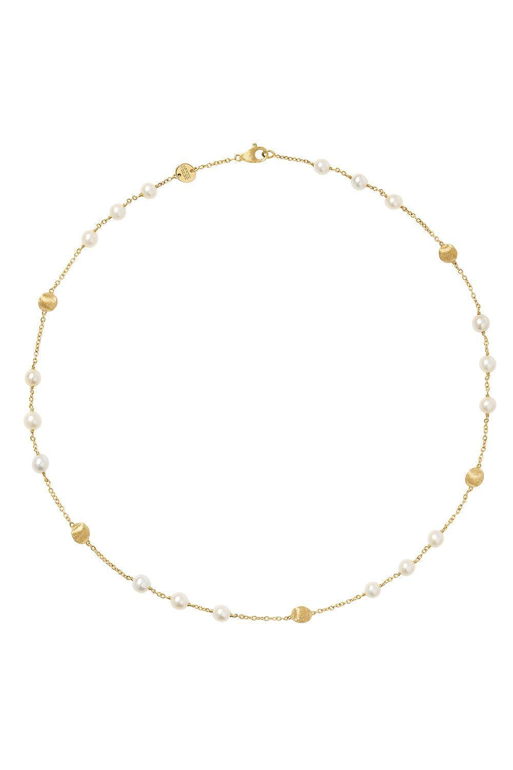  Multi-Colored Freshwater Pearl Africa Bracelet-YELLOW GOLD-JEWELRYFINE JEWELBRACELET O-MARCO BICEGO 