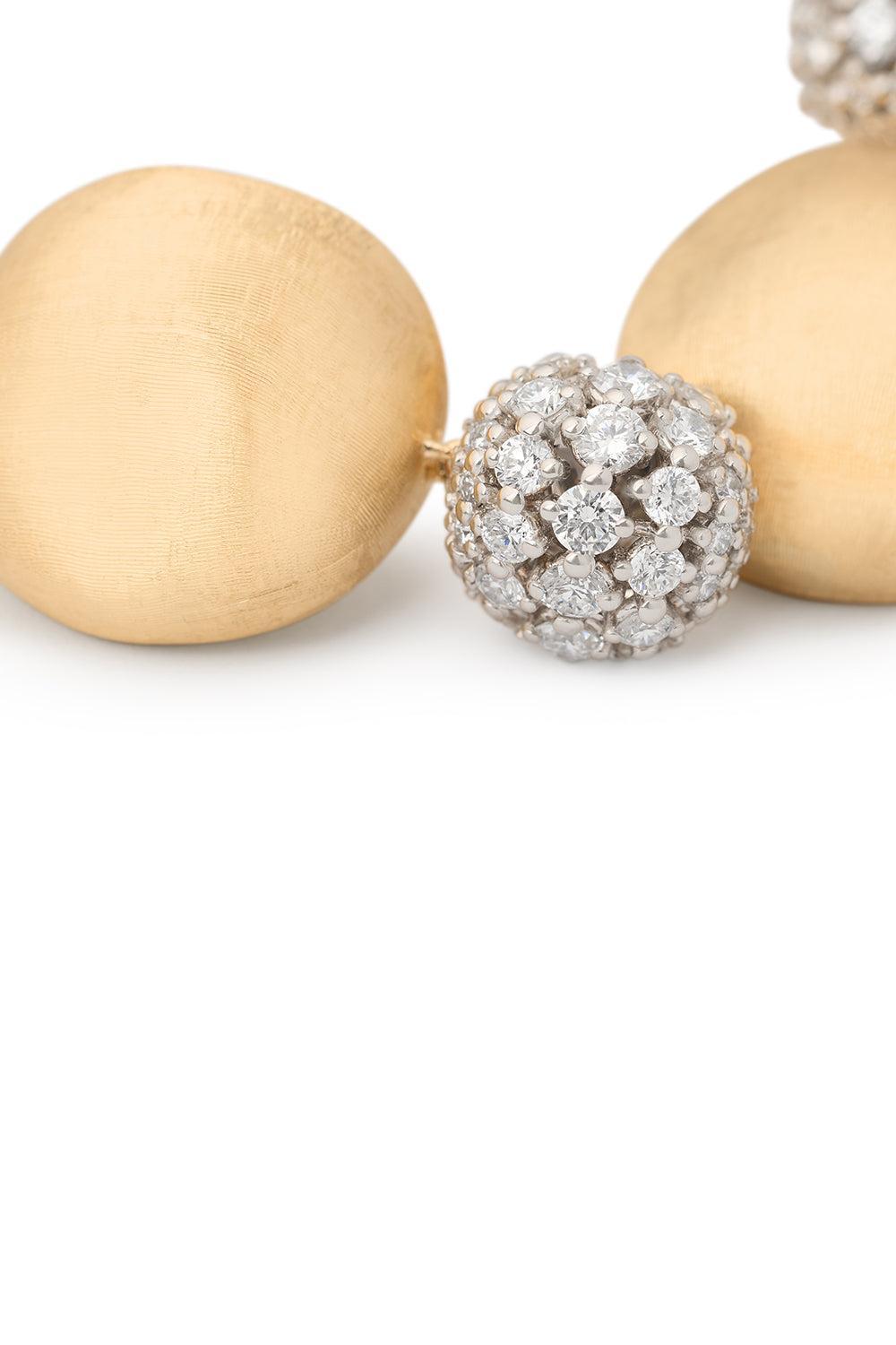 Diamond Africa Alta Earrings-YELLOW GOLD-JEWELRYFINE JEWELEARRING-MARCO BICEGO