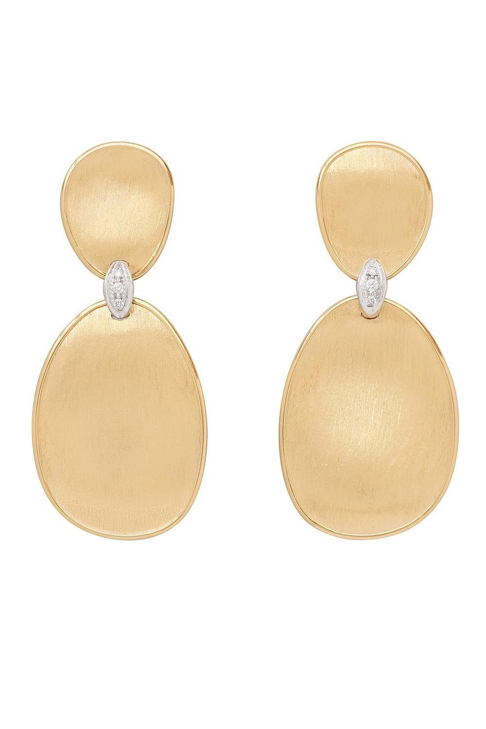 Diamond Lunaria Earrings-YELLOW GOLD-JEWELRYFINE JEWELEARRING-MARCO BICEGO