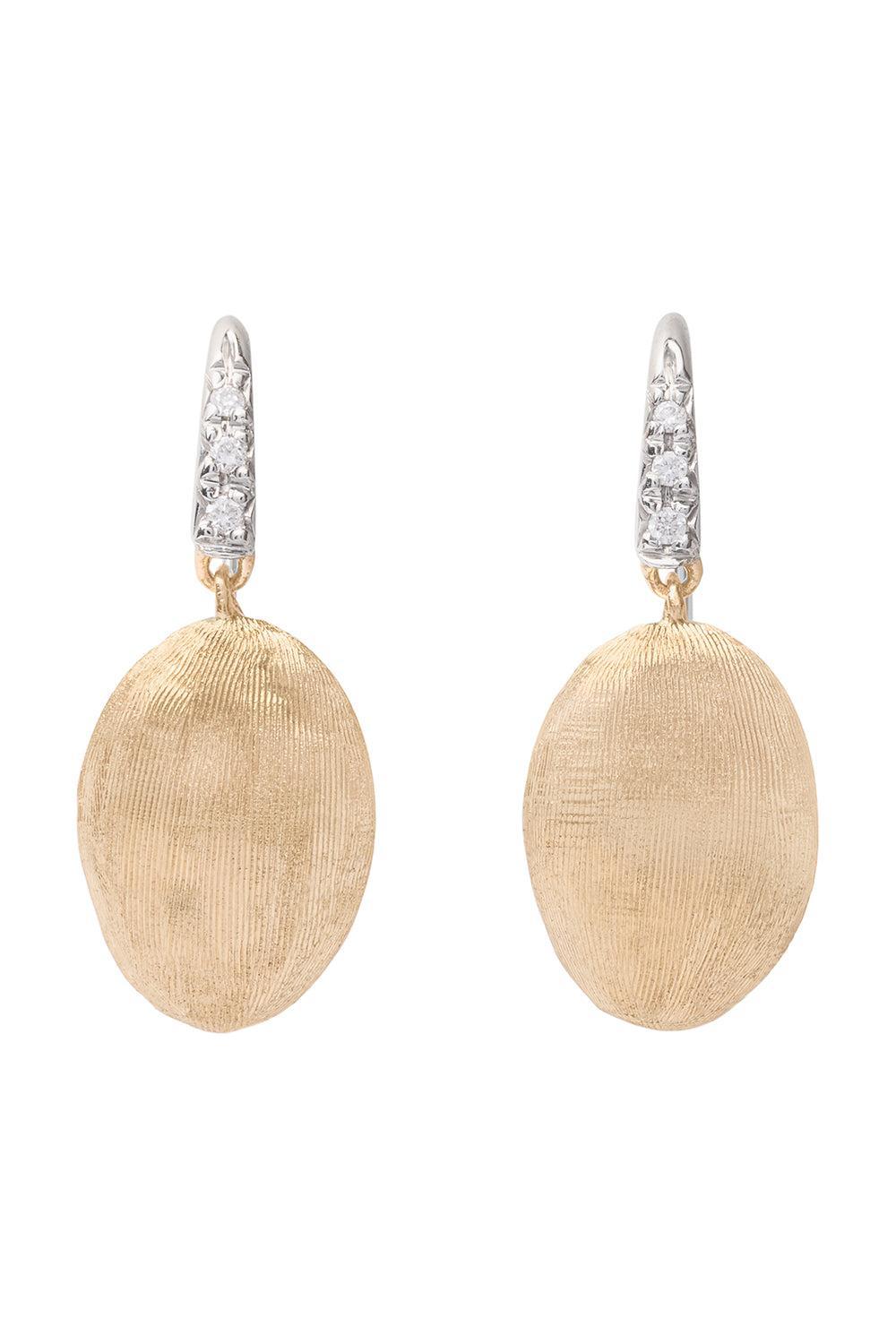 Diamond Siviglia Drop Earrings-YELLOW GOLD-JEWELRYFINE JEWELEARRING-MARCO BICEGO
