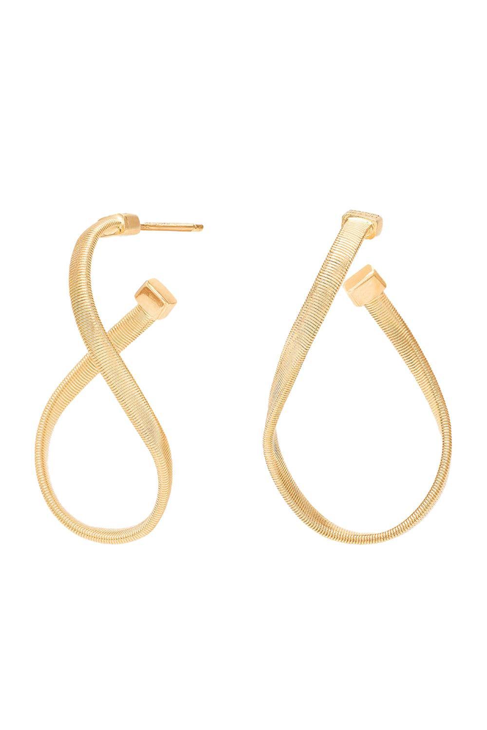 Small Twisted Irregular Marrakech Hoop Earrings