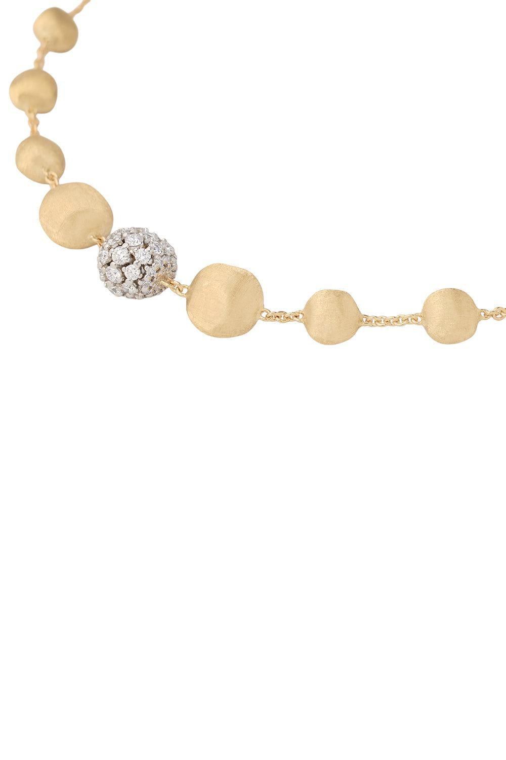 Diamond Africa Alta Necklace-YELLOW GOLD-17.25-JEWELRYFINE JEWELNECKLACE O-MARCO BICEGO