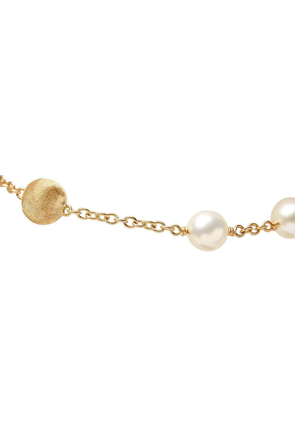  Multi-Colored Freshwater Pearl Africa Necklace-YELLOW GOLD-JEWELRYFINE JEWELNECKLACE O-MARCO BICEGO 