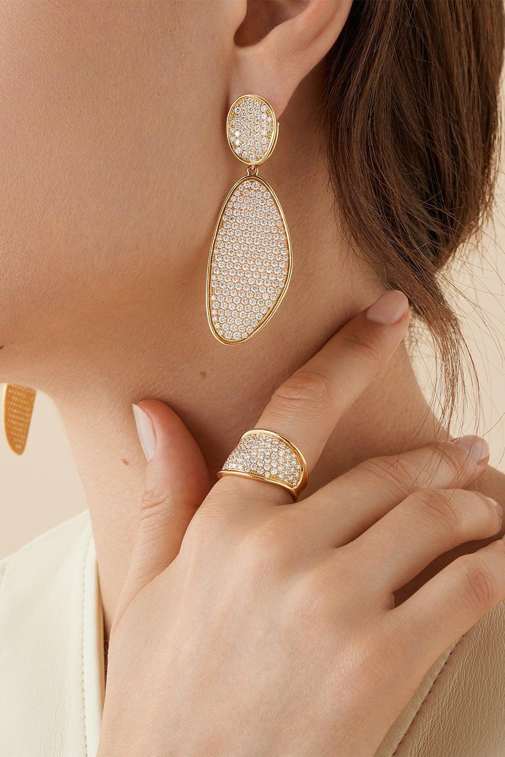 MARCO BICEGO-Diamond Statement Ring-YELLOW GOLD