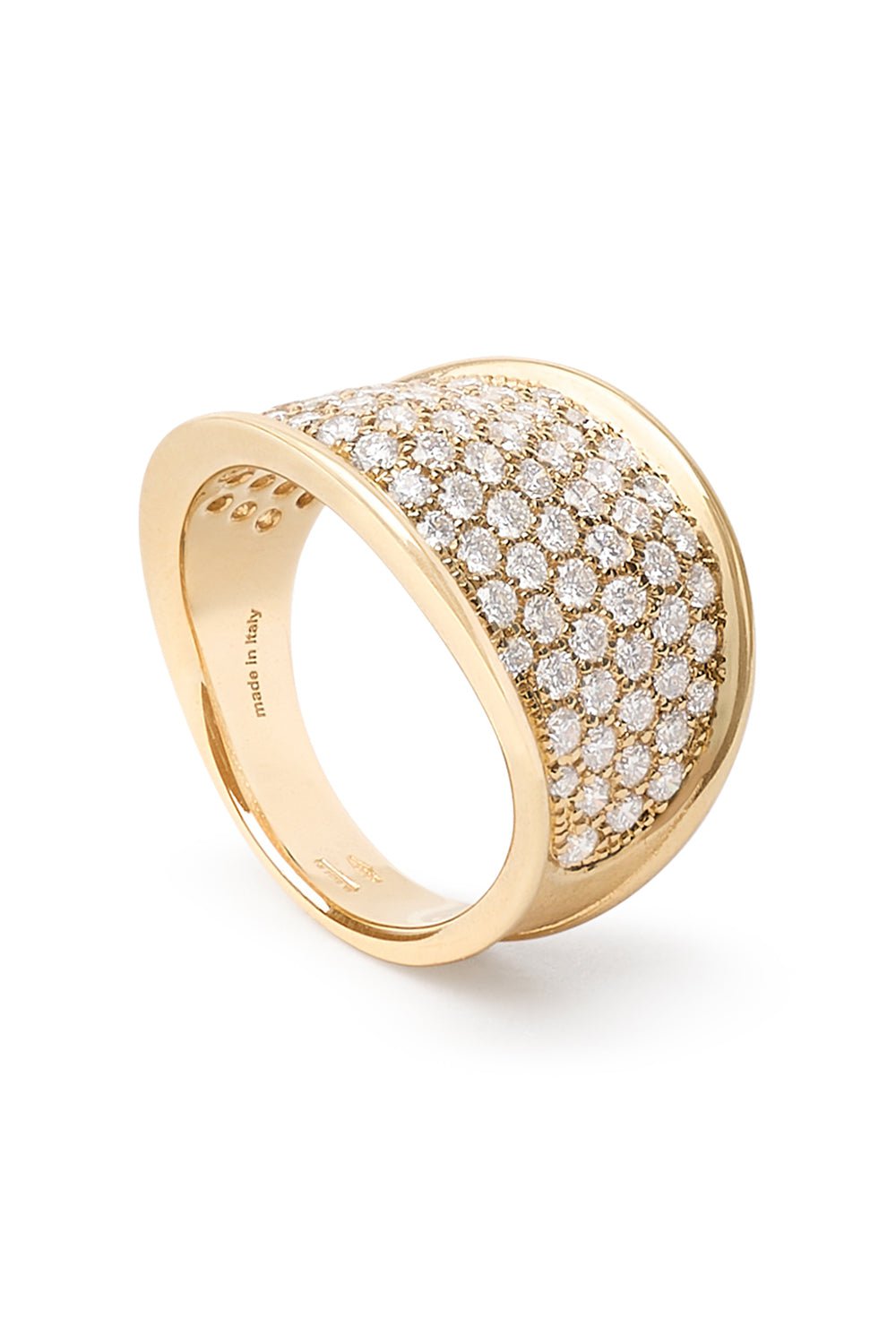 MARCO BICEGO-Diamond Statement Ring-YELLOW GOLD