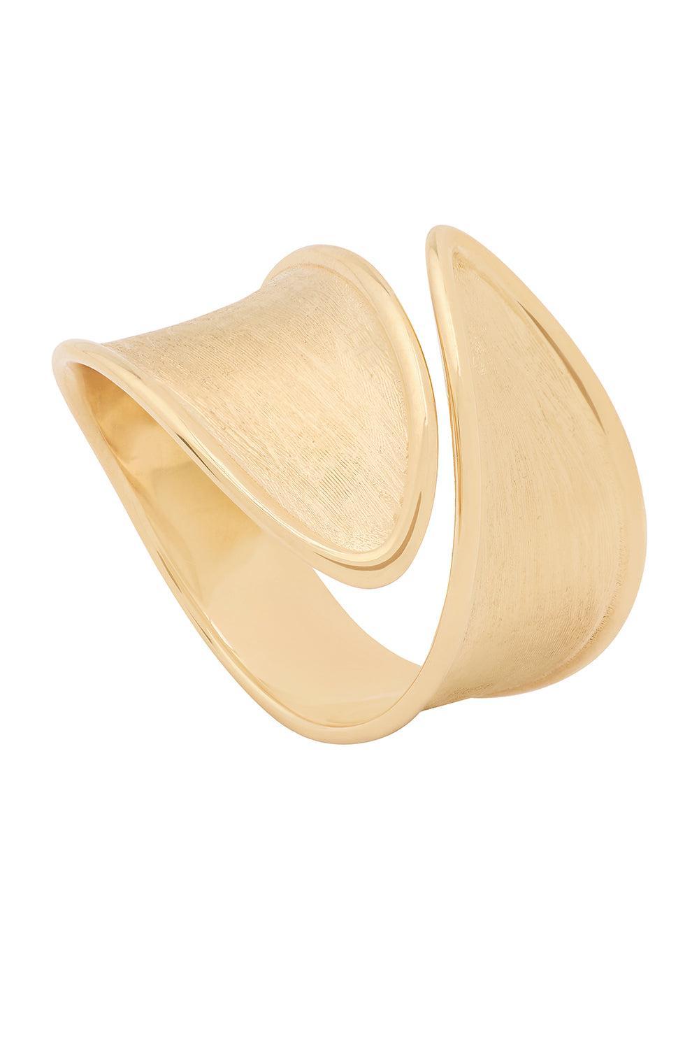 Lunaria Twist Ring-YELLOW GOLD-7-JEWELRYFINE JEWELRING-MARCO BICEGO