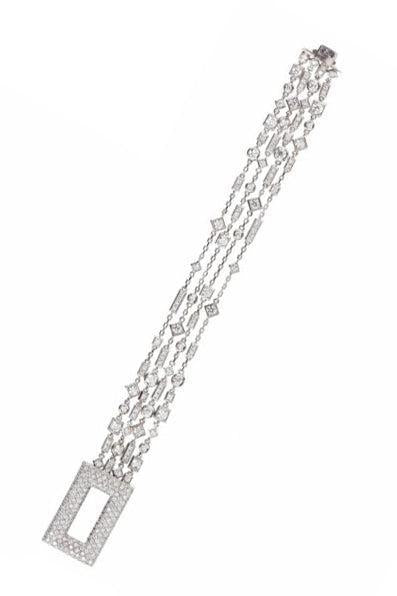 Cosmo Bracelet-WHITE GOLD-7.75-JEWELRYFINE JEWELBRACELET O-MARIANI