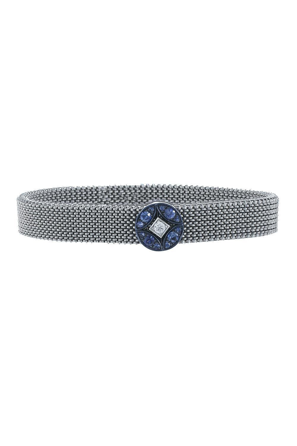 Lucilla Stretch Bracelet-WHITE GOLD-JEWELRYFINE JEWELBRACELET O-MARIANI