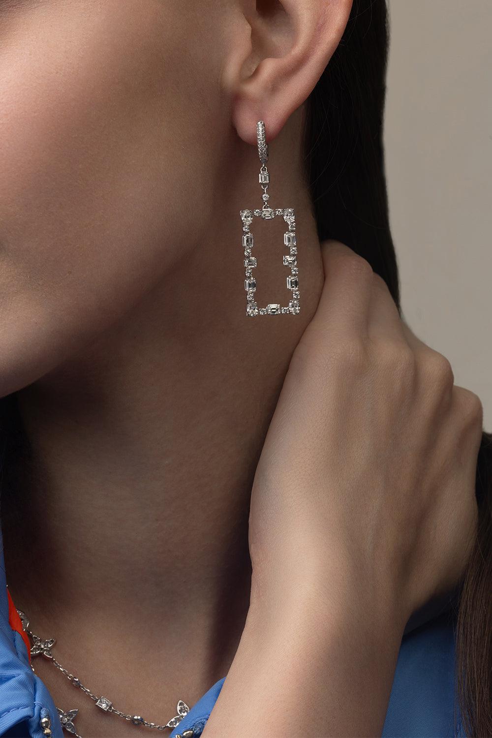 Deco Earrings-WHITE GOLD-JEWELRYFINE JEWELEARRING-MARIANI