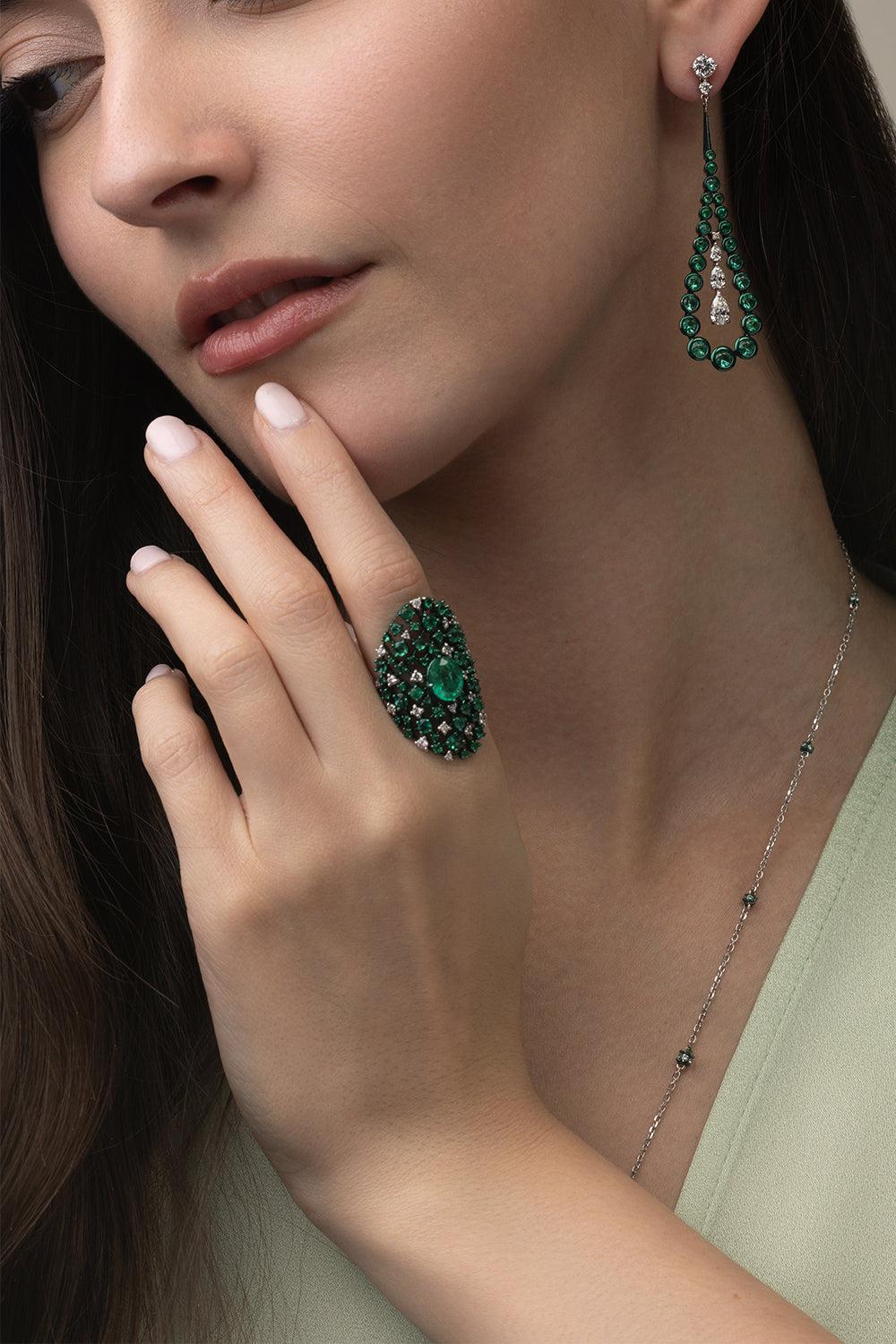 Raindrops Earrings-WHITE GOLD-JEWELRYFINE JEWELEARRING-MARIANI