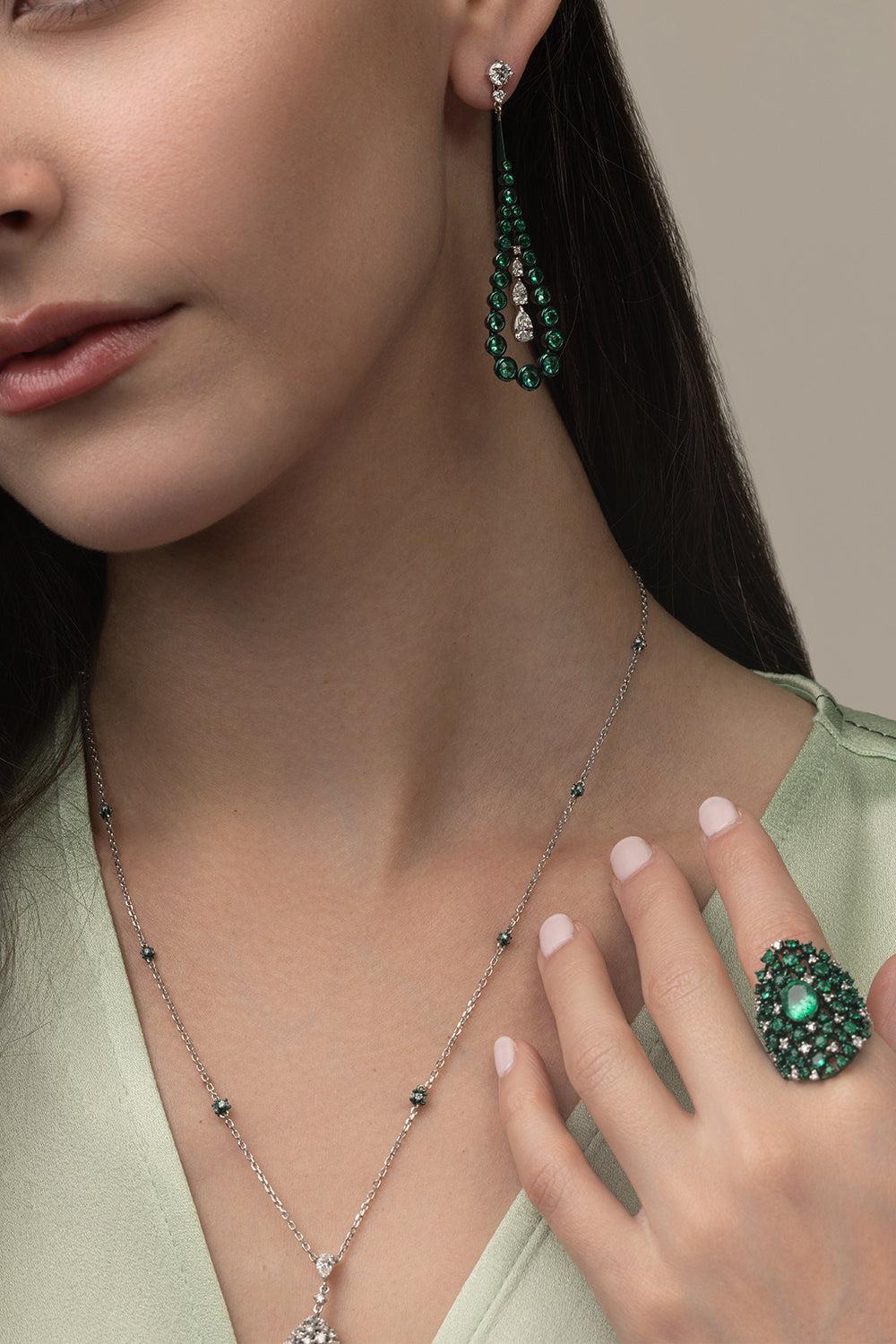 Raindrops Earrings-WHITE GOLD-JEWELRYFINE JEWELEARRING-MARIANI