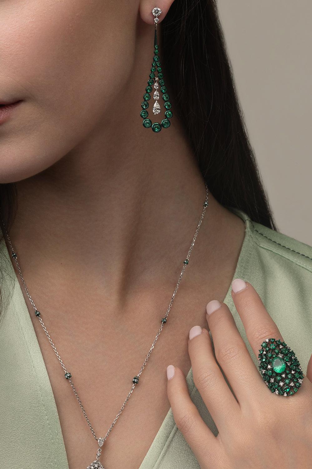 Raindrops Earrings-WHITE GOLD-JEWELRYFINE JEWELEARRING-MARIANI