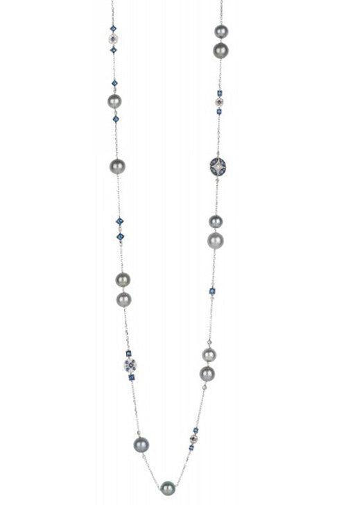 Lucilla Mare Necklace-WHITE GOLD-JEWELRYFINE JEWELNECKLACE O-MARIANI