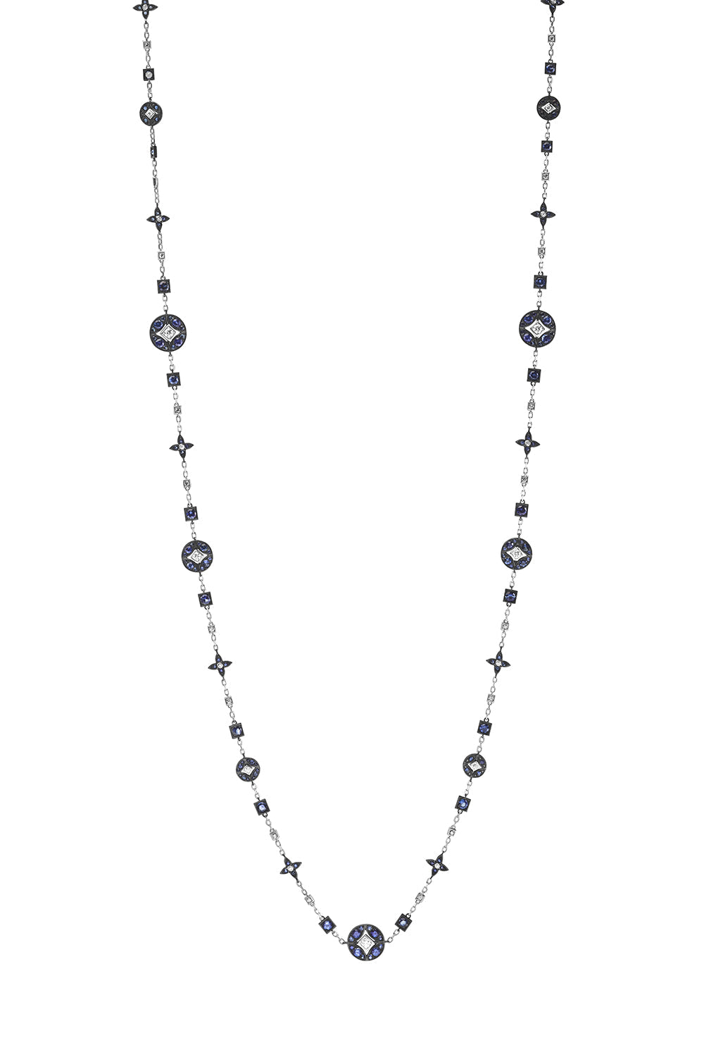Lucilla Necklace-WHITE GOLD-JEWELRYFINE JEWELNECKLACE O-MARIANI