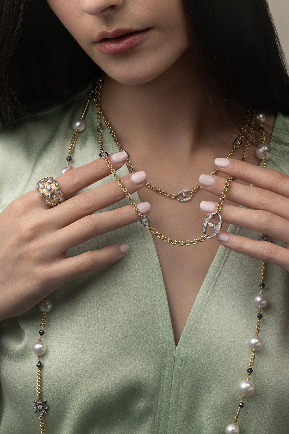 Maglia Marina Necklace-YELLOW GOLD-JEWELRYFINE JEWELNECKLACE O-MARIANI
