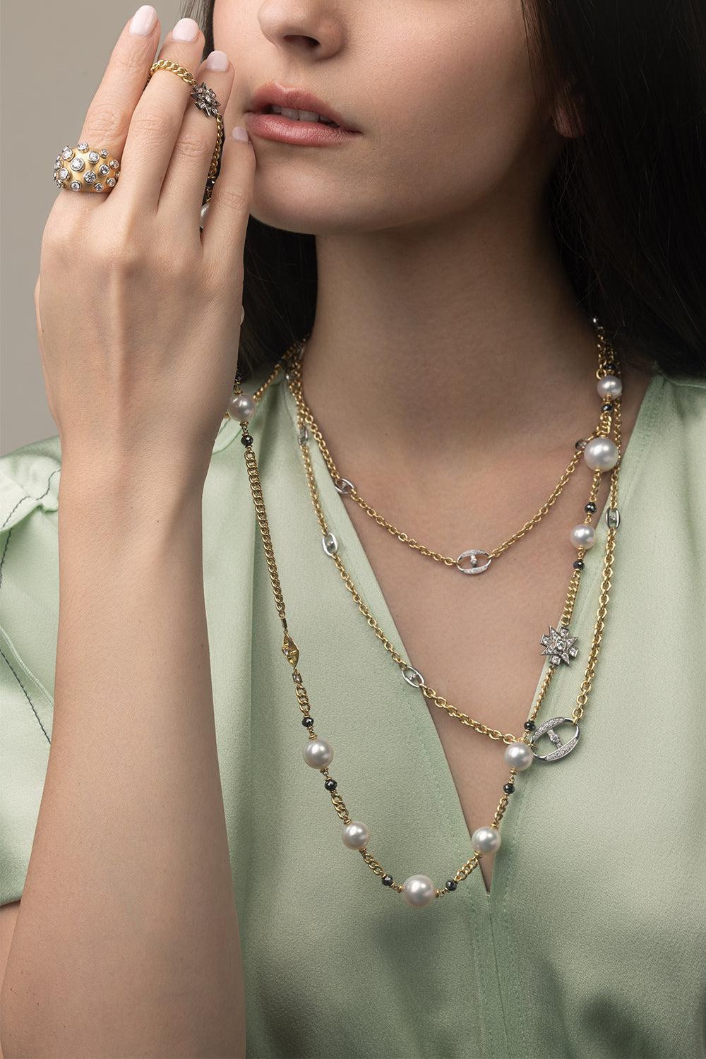 Maltese Necklace-YELLOW GOLD-JEWELRYFINE JEWELNECKLACE O-MARIANI