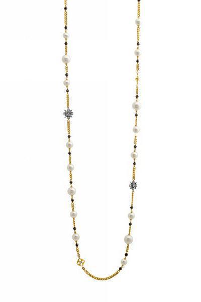 Maltese Necklace-YELLOW GOLD-JEWELRYFINE JEWELNECKLACE O-MARIANI