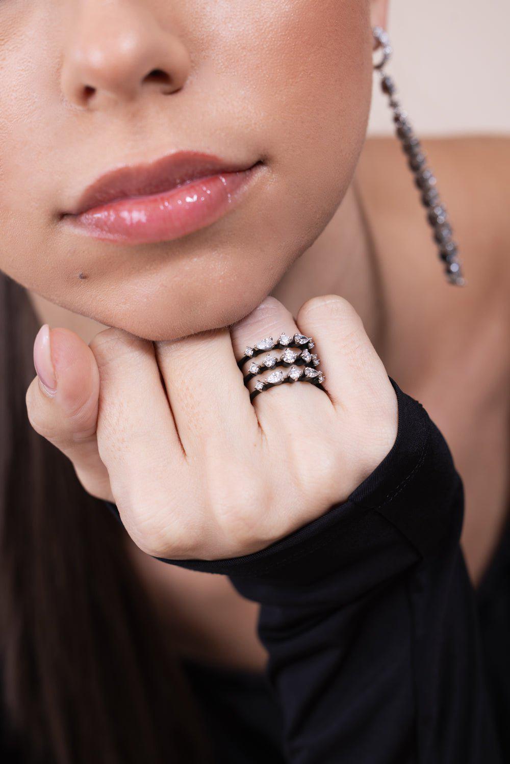 MARIANI-Phantom Ring-WHITE GOLD