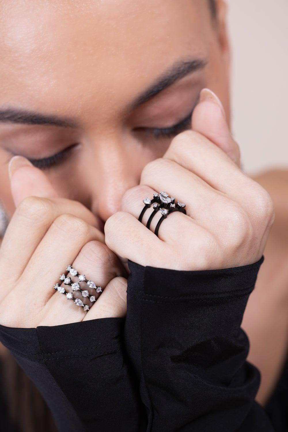 MARIANI-Phantom Ring-WHITE GOLD