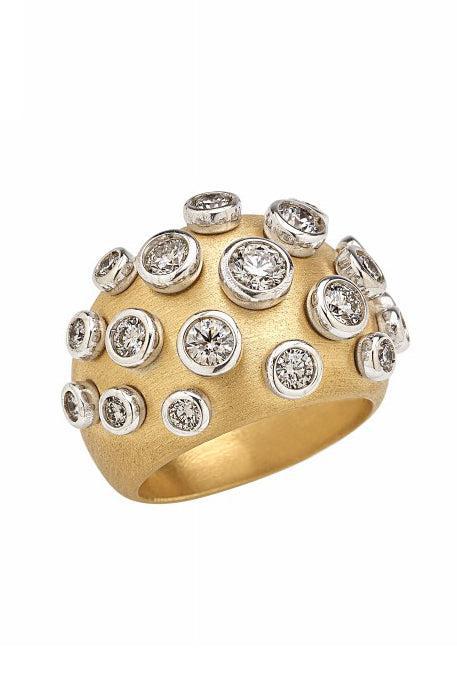 Elettra Ring-YELLOW GOLD-6.75-JEWELRYFINE JEWELRING-MARIANI