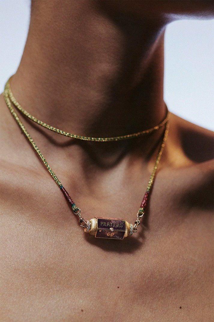 MARIE LICHTENBERG-Green Classique Rathi Chain-