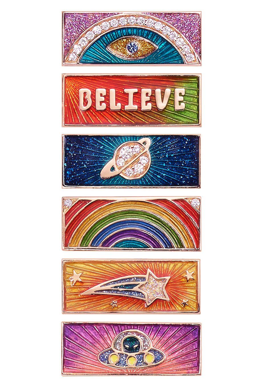 MARIE LICHTENBERG-Lucky Locket Necklace-ROSE GOLD