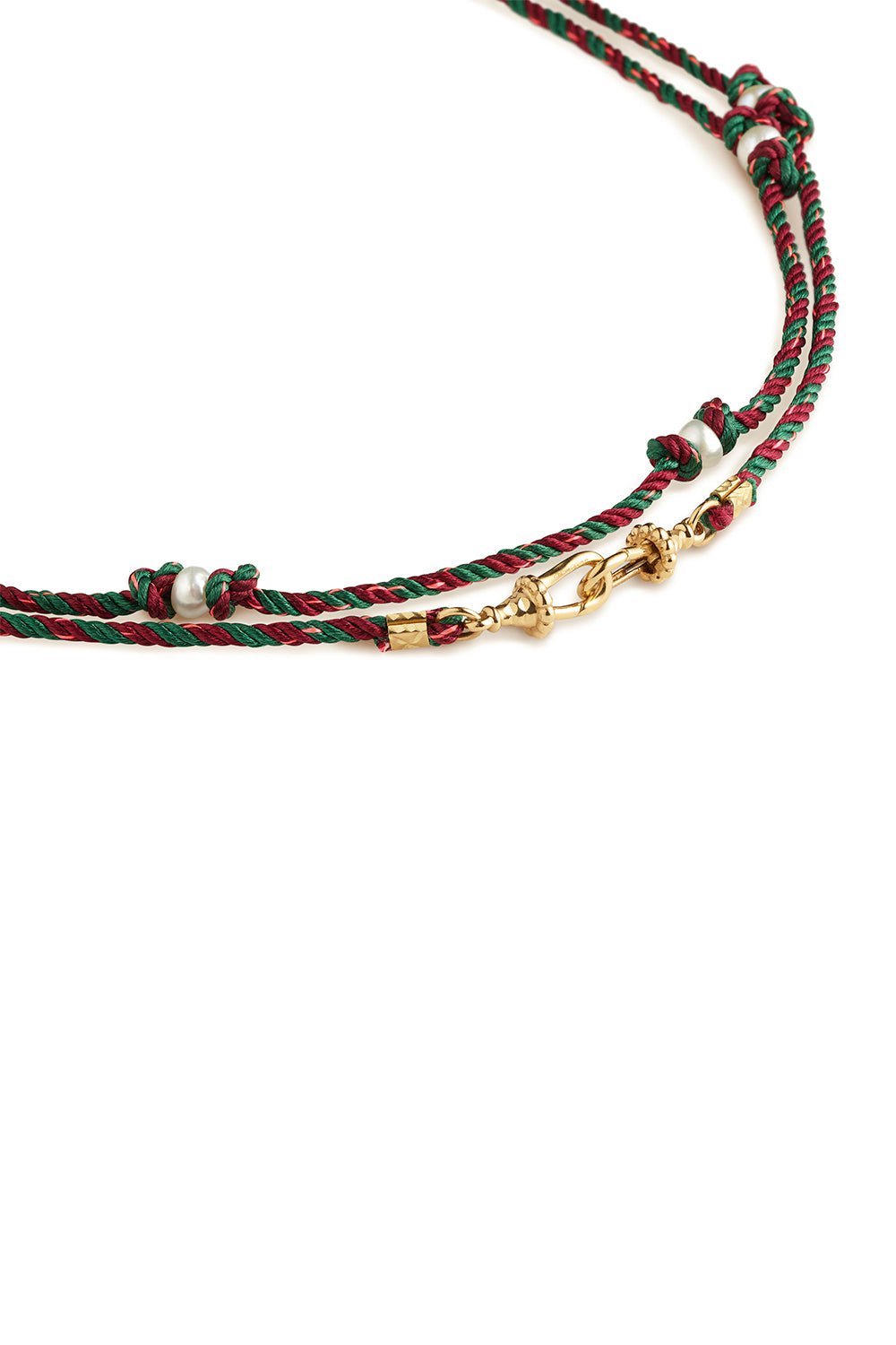 MARIE LICHTENBERG-Mauli Green Burgundy Chain-