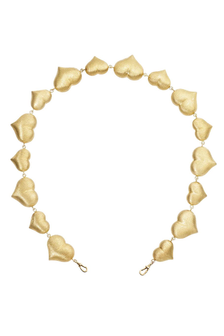 MARIE LICHTENBERG-Heart Link Chain-YELLOW GOLD